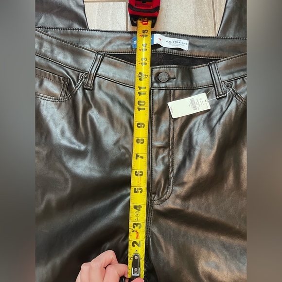 Old Navy High-Waisted OG Straight Faux-Leather Ankle Pants for Women NWT 18 - Picture 8 of 9